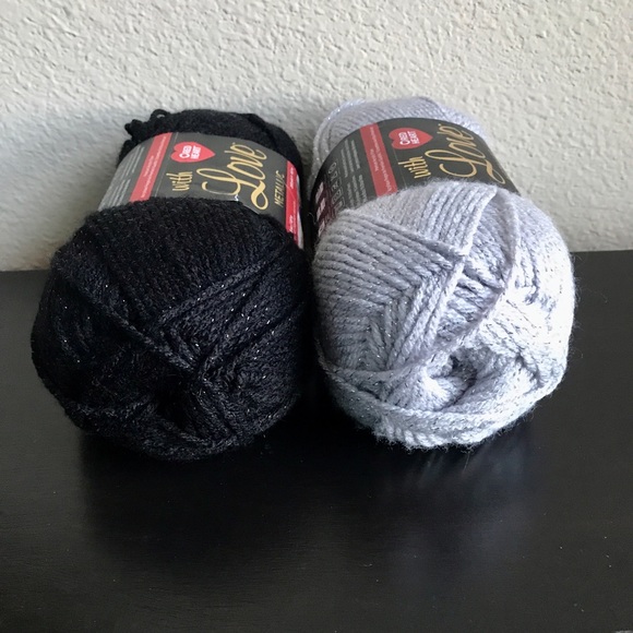 Red Heart With Love Metallic Yarn Duo - Picture 2 of 7